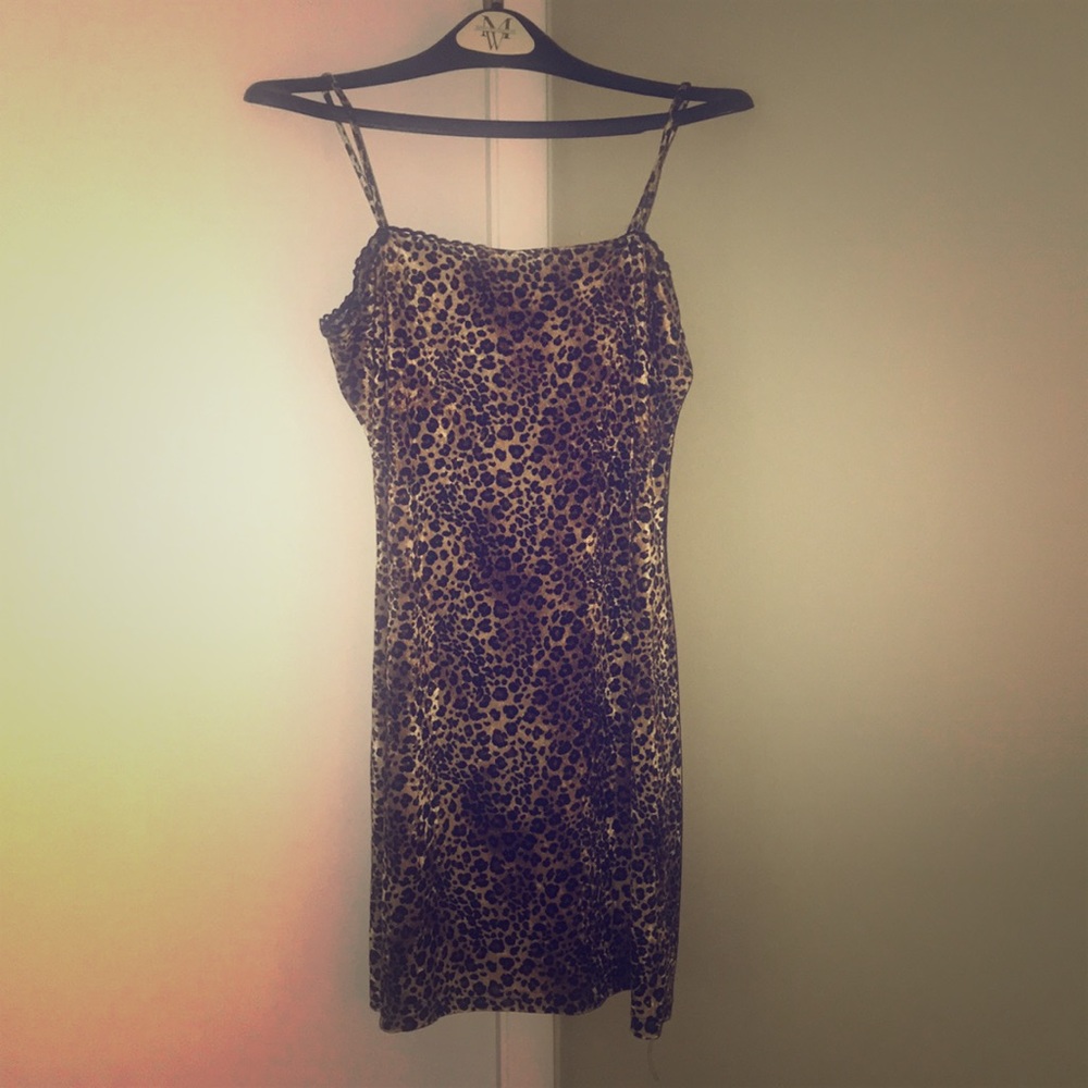 Cheetah Print Cami dress